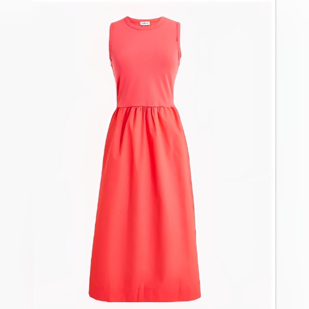 J. Crew High Neck Mix Knit Dress